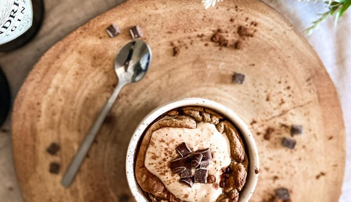 Tiramisu Style Baked Oats