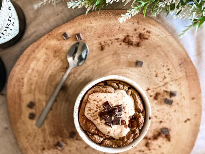 Tiramisu Style Baked Oats
