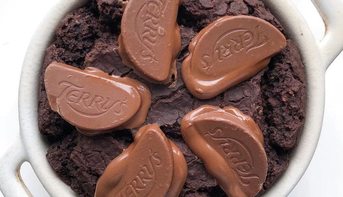 Chocolate Orange Baked Oat Cake