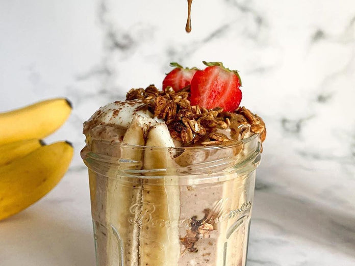 Chocolate Protein Overnight Oats