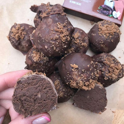 Chocolate Salted Caramel Protein Bites