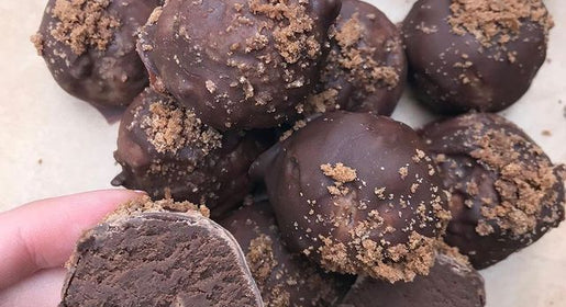 Chocolate Salted Caramel Protein Bites