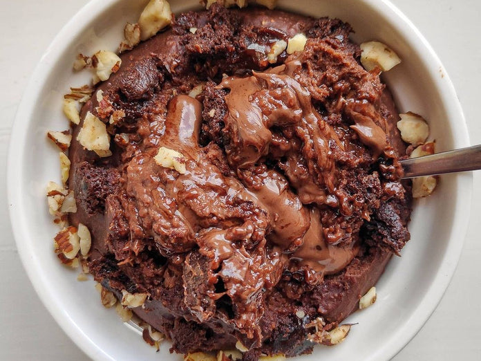 Nutella Baked Oats