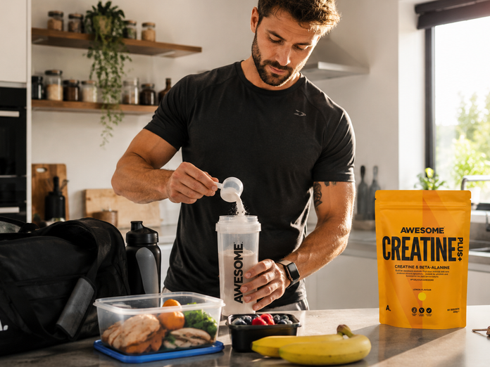 Awesome Creatine Plus combined creatine and beta-alanine powder